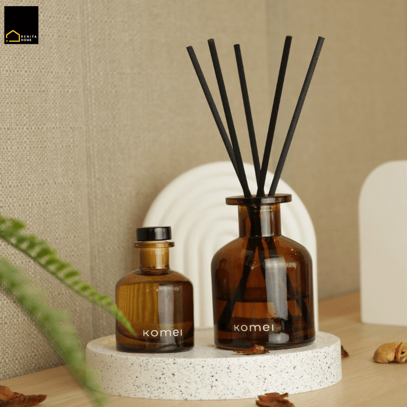 ก้านหอมปรับอากาศ KOMEI ขนาด 150ML. กลิ่น CRÈME BRULEE_2
